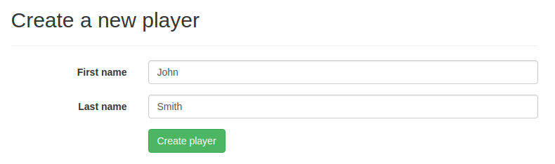 new player complete