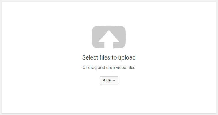 select files to upload
